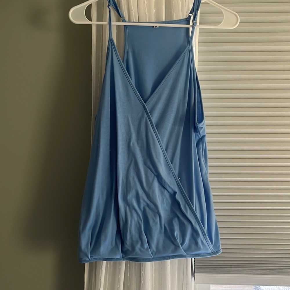 Blue tank top
